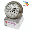 Globetrotter World Time Clock with Crystal Base